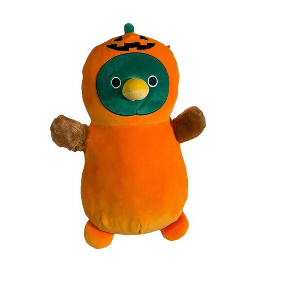 Squishmallows HugMees Avery Mallard Duck Pumpkin Costume plush toy.  16 Inch - Picture 3 of 7